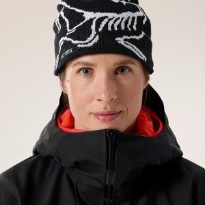 Arc'teryx Black and White Knit Hat